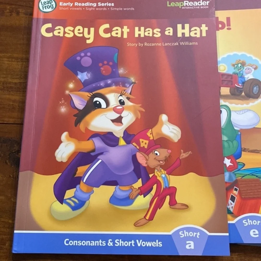 LeapFrog Tag LeapReader Learn to Read Vol 1 Short Vowels 6 Paperback Books